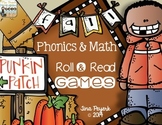 Fall Phonics and Math Roll & Read Games