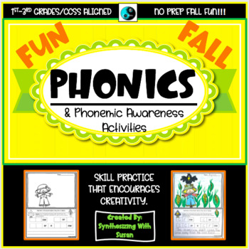 Preview of Fall Phonics, Phonemic Awareness and Art Activities