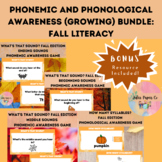 Fall Phonological and Phonemic Awareness Growing Bundle- F