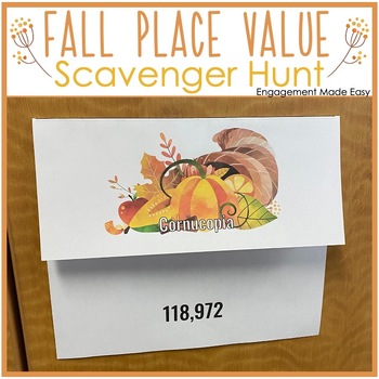 Preview of Fall Place Value Scavenger Hunt