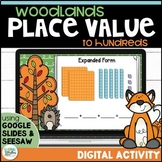 Fall Place Value to Hundreds Digital Math Activity - 2nd G