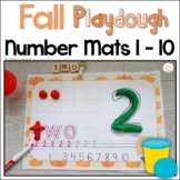Fall Playdough Number Mats 1 to 10