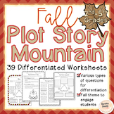 Fall Plot Story Mountain Differentiated Worksheets