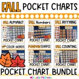 Fall Pocket Chart Bundle | Alphabet Numbers Rhyming Counti