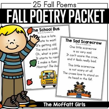 Preview of Fall Poems - 25 Poems and Activities