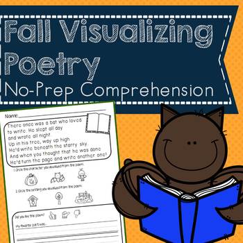 Preview of Fall Poems: Visualizing No-Prep Worksheets