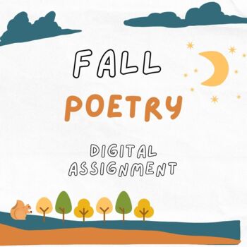 Preview of Fall Poetry Digital Activity 