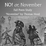 Fall Poetry: "November" Poem Study Packet
