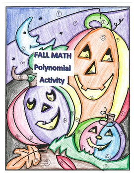 Preview of Fall Algebra 2 Math Color By Number Activity