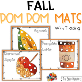 Preview of Fall Pom Pom Mats