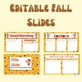 Fall PowerPoint Template + Slides