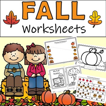 Fall Pre-K Worksheets - Literacy, Math and Colouring ...