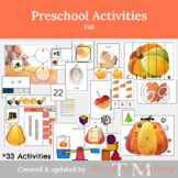 Fall Preschool Activity Bundle