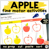 Apple Preschool Fall and Toddler Activities Fine Motor