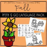 Fall Print and Go Language Pack