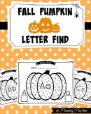 Letter Find - Fall Pumpkin Theme