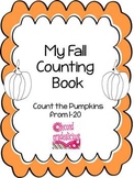 Fall Pumpkin Counting Booklet 1-20