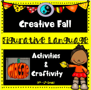 Preview of Fall Pumpkin Craftivity and Figurative Language Activities