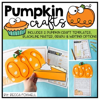 Preview of Fall Pumpkin Crafts | Pumpkin Descriptive Writing | Pumpkin Pie Opinion Writing