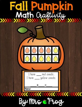 Preview of Fall Pumpkin Math Craftivity