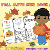 Fall Pumpkin Mini Math Book Up to 10