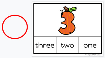 Preview of Fall- Pumpkin- Number Matching- Clip Cards- Google slide activities