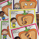Pumpkin Counting and Number Activity Mats