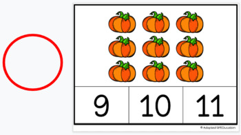 Preview of Fall - Pumpkins - Counting Sets 1-30 - Google slide activities