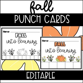 Fall punch cards