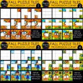Fall Puzzle Clipart Tile Progressions