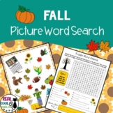 Fall Word Search Puzzle - Build the List for Spelling Practice!