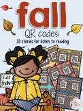 Fall QR Codes: 20 Stories for Daily Five Listen to Reading