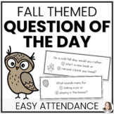 Fall Question of the Day | Fall Attendance Questions