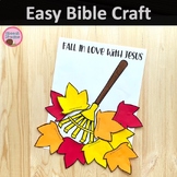 Fall Rake Christian Bible Craft for kids | Sunday School