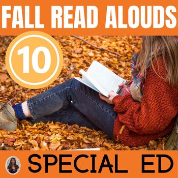 Preview of Fall Read Aloud Bundle for Special Education 10 Books for Autumn