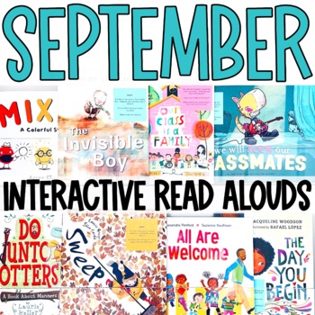 Preview of Fall Read Aloud and Activities September Interactive Read Alouds and Crafts