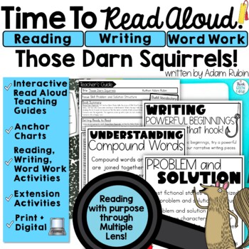 Preview of Fall Read Aloud and Activity Picture Book Companion Those Darn Squirrels