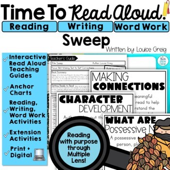 Preview of Making Connections Lesson Read Aloud Activity Sweep Picture Book Companion
