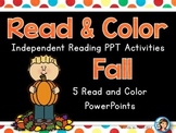 Fall Read and Color PowerPoint Bundle