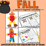 Fall: Reading Comprehension, Writing and Craftivities