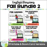 Fall Readers Bundle 2 | Print & Boom Cards & Google Slides