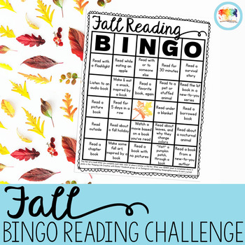 Preview of Fall Reading BINGO Challenge