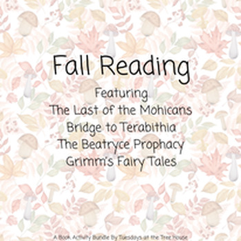 Preview of Fall Reading Bundle (Elementary/ Middle)