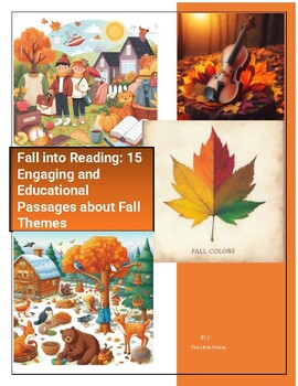 Preview of FALL READING COMPREHENSION (15) ENGAGING AND EDUCATIONAL PASSAGES (THEMES)