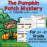 Fall Reading Comprehension Activities Pumpkin Patch Mystery Game