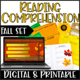 Fall Reading Comprehension | Printable and Digital Fall No