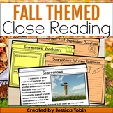 Fall Reading Comprehension - Fall Close Reading Passages C