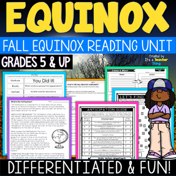 Preview of Fall Reading Comprehension Passages & Questions - Vocabulary Activities