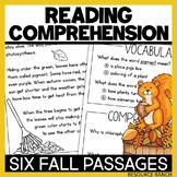 Fall Reading Comprehension Passages with Questions 