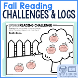 Fall Reading Logs and Monthly Independent Reading Challenges
